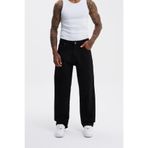 Machinist Erkek Relaxed Baggy Jean Siyah Pantolon