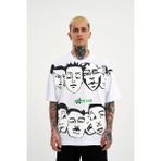 Machinist Macstar Heads Beyaz Oversize Erkek T-shirt