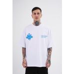 Machinist Minimal Textured Baskılı Beyaz Erkek T-shirt