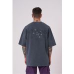 Machinist No Pouses Baskılı Ghost Cloudy Oversize Erkek T-shirt