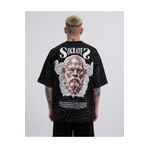 Machinist Premium Socrates Black Oversize Erkek T-shirt