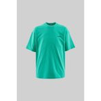 Machinist Solid Yeşil Basic Pamuklu Oversize Erkek T-shirt