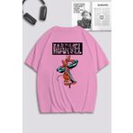 macklin Unisex Kadın Erkek Marvel Spiderman Ön Arka Baskılı Özel Tasarım Oversize T-shirt