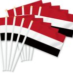 MacLand 25 ADET Yemen El Küçük Bayrak, Yemen El Mini Dekor Dekorasyon Afiş düzenlenen