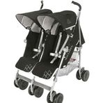 Maclaren Twin Techno Black İkiz Bebek Arabası