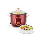 Macook Rice Cooker Yüksek Sıcaklık Korumalı Mini Pirinç Pişirici, Tek Dokunuşla Çalıştırma