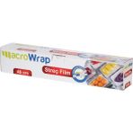 Macro Wrap Kesici Kutulu Streç Film – 45 cm x 300 Metre, Geniş Boy Endüstriyel Tip, Gıda Uyumlu Taze Tutucu Şeffaf Folyo - 45cm x 300m