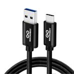 Macrobot 3A USB-A & USB-C Hızlı Şarj ve Hızlı Veri Transferi Kablosu 5000Mbs (5gbps) USB 3.0