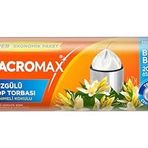 Macromax Büzgülü Çöp Torbası Büyük Boy (65x70cm) Hanımeli Kokulu 20 Adet Süper Ekonomik Paket
