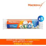 Macromax Büzgülü Çöp Torbası Orta Boy Yasemin Kokulu 10’lu X5
