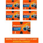 Macromax Ekstra Güçlü Bulaşık Süngeri 2'li X5 Paket 10 Adet Mutfak Süngeri Yağ Sökücü Bulaşık Yıkama Süngeri Dayanıklı Oluklu Sünger
