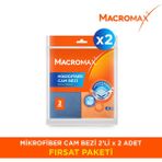 Macromax Mikrofiber Cam Bezi - 2x2 4 Adet