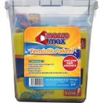 Macromax Temizlik Paketi 5li Bulaşık Süngeri+5li Temizlik Bezi+3lü Ovma Teli+Magico Sünger+Çöp Torbası - 5 Lt Saklama Kabı Hediyeli