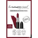 MACximal Silky Matte Lipstick Bordo Renkli Nemlendirme Etkili 12 Saat Kalıcı Ruj - D For Danger
