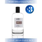 Mad Parfüm Mad 3 Adet 100 ml W180 Selective Erkek Parfüm Seti