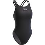 Mad Wave Kadın Yüzücü Mayosu antichlor Crossback PBT - Siyah - XS/34 BEDEN