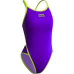 Mad Wave Kadın Yüzücü Mayosu antichlor Daria PBT - Mor - L/40 BEDEN