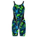 MAD WAVEKneeskin junior PBT J7 Kız Çocuk Mayo - Mavi - M/8-9 YAŞ - ST00790-3020
