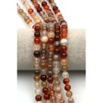Madagaskar Akik Doğal Taş Dizi 8 Mm Küre Kesim - Dz-0990