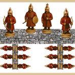 Madalya Askısı Satranç Figürlü 55x25 cm Akrilik Renkli Zemin