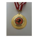 Madalya -madalyon Karate Sı Metal Üzeri Baskılı