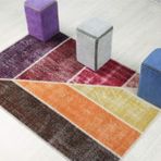 Madalyon Patchwork El Dokuma Antik Anadolu Halı Arrow (160 x 230)