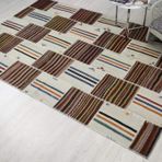 Madalyon Patchwork El Dokuma Antik Anadolu Halı Egypt (80 x 150)