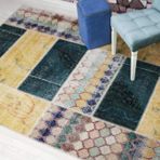 Madalyon Patchwork El Dokuma Antik Anadolu Halı Lego (200 x 300)