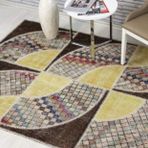 Madalyon Patchwork El Dokuma Antik Anadolu Halı Ruffle (250 x 350)
