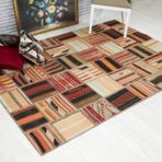 Madalyon Patchwork El Dokuma Antik Anadolu Kilim Home Land (140 x 200)