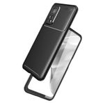Madam Case Xiaomi Mİ10T Lite Negro Karbon Dokulu Kahverengi Nano Ekran Koruyucu Silikon Cep Telefonu Kılıf