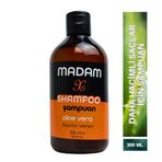 Madam X Aloe Vera Premium 300 ml Doğal ve Nemlendirici Saç Bakımı Şampuan