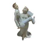 madamcamilla Polyester Gelin Damat Biblo Kucakta Beyaz 18,5cm