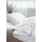 Madame Clean Lüx Soft Microfiber Çift Kişilik Yorgan + 2 Adet Yastık Set - 195 x 215 cm - Beyaz