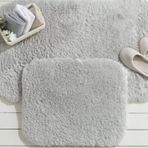 Madame Coco 60x100+50x60 cm Gri Sheep Banyo Paspası