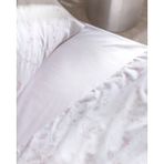 Madame Coco Abella Çift Kişilik %100 Pamuk Ranforce Baskılı Çarşaflı Nevresim Takımı - Bej/Pudra - 200 x 220 cm - Bej - Pudra
