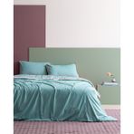 Madame Coco Allure Çift Kişilik %100 Pamuk Çarşaflı Nevresim Takımı - Turkuaz - 200 x 220 cm