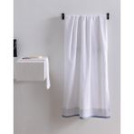 Madame Coco Alouette Pamuklu Banyo Havlusu - Beyaz/mavi - 70X140 cm - 70 x 140 cm - Beyaz - Mavi