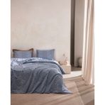 Madame Coco Arsene Çift Kişilik %100 Pamuk Ranforce Baskılı Nevresim Takımı - Mavi - 200 x 220 cm