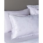 Madame Coco Audrey Çift Kişilik Pamuklu Jakarlı Saten Çarşaflı Nevresim Takımı - Açık Mürdüm - 200 x 220 cm