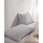 Madame Coco Belle Bambu 2'li Yastık Kılıfı - Gri - 50 x 70 cm