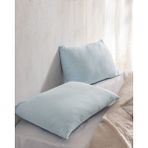 Madame Coco Belle Bambu 2'li Yastık Kılıfı - Mavi - 50 x 70 cm