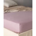 Madame Coco Belle Çift Kişilik Lastikli Bambu Çarşaf - Açık Mürdüm - 160 x 200 cm