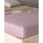 Madame Coco Belle Tek Kişilik Plus Pamuklu Lastikli Bambu Çarşaf - Açık Mürdüm - 120x200