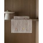 Madame Coco Branor 2'li Kroşeli %100 Pamuk El Havlusu - Bej - 30X45 cm - 30 x 45 cm