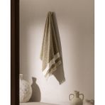 Madame Coco Brest %100 Pamuk Banyo Havlusu - Haki - 75X150 cm - 75 x 150 cm