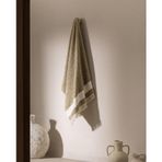 Madame Coco Brest %100 Pamuk Banyo Havlusu - Haki - 75x150 cm