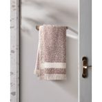 Madame Coco Brest İpliği Boyalı Yüz Havlusu - Pudra - 50x85 cm - Natural Koleksiyon - 50 x 85 cm