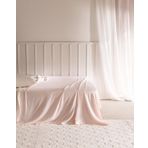Madame Coco Ciel King Size%100 Pamuk Lastiksiz Saten Çarşaf Açık Pudra
