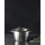 Madame Coco Colin Derin Tencere - Çelik - 24 cm